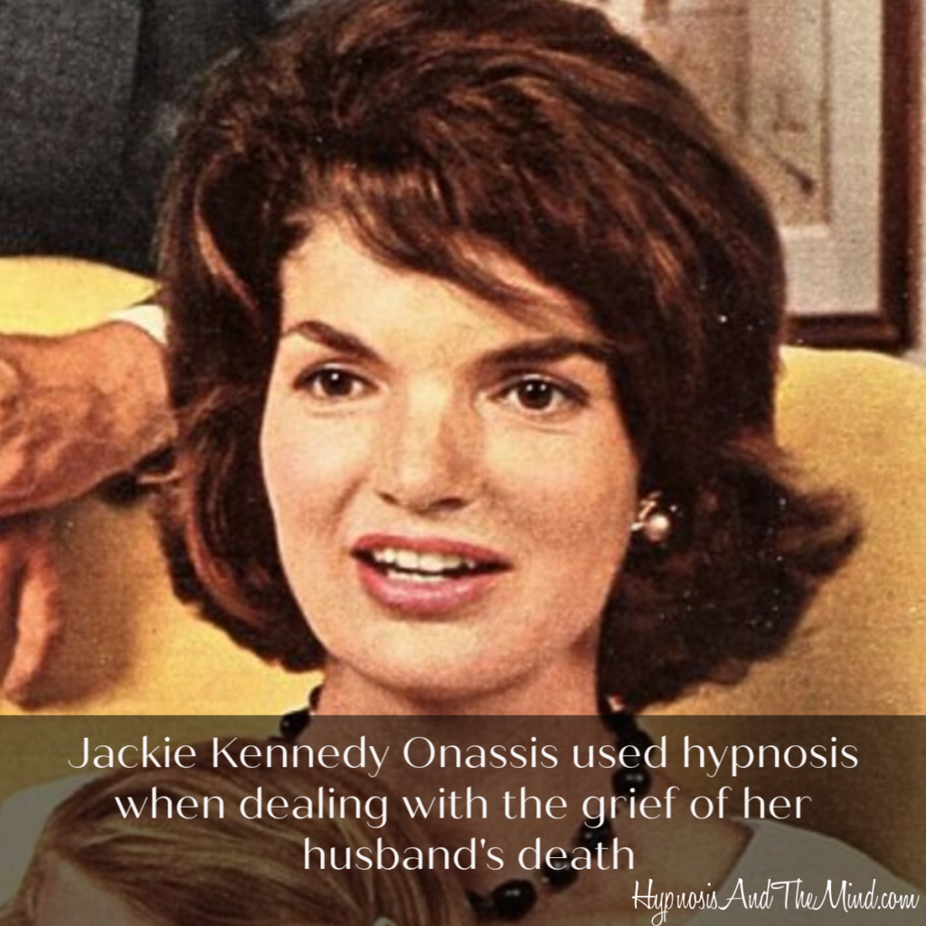 Jackie O' used hypnosis to help her cope with her husband's death
