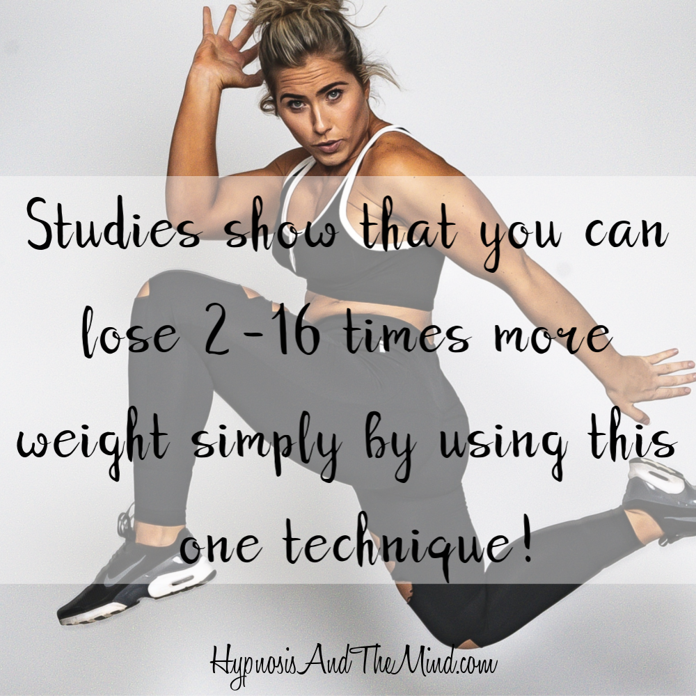 Studies show that you can lose 2-16 times more weight simply by using this one technique!